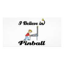i believe in pinball photo card template