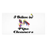 i believe in pipe cleaners photo cards