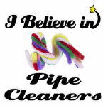 i believe in pipe cleaners photo sculptures