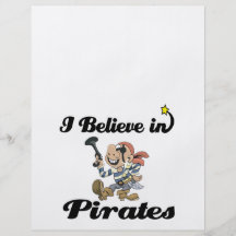 i believe in pirates flyers