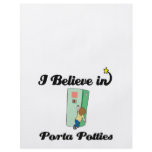 i believe in porta potties flyers
