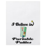 i believe in portable potties flyers
