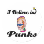 i believe in punks stickers
