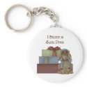 I Believe in Santa Paws keychains