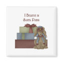 I Believe in Santa Paws magnets