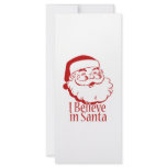 I Believe in Santa rack cards