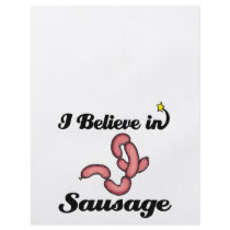 i believe in sausage flyer design