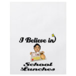 i believe in school lunches flyers