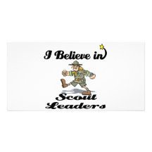 i believe in scout leaders photo card template