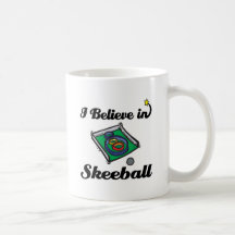 i believe in skeeball mug