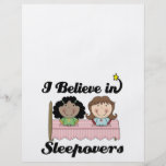 i believe in sleepovers full color flyer