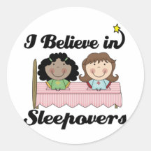 i believe in sleepovers stickers