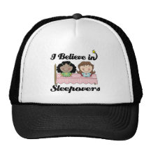 i believe in sleepovers trucker hat