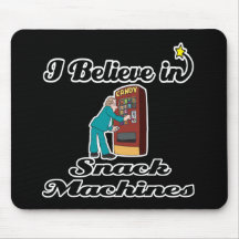 i believe in snack machines mousemats
