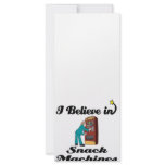 i believe in snack machines rack card design