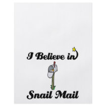 i believe in snail mail full color flyer