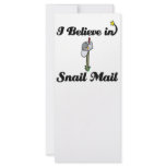 i believe in snail mail rack cards