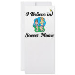 i believe in soccer moms rack cards