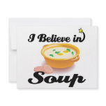 i believe in soup invitations