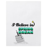 i believe in spring break flyer design