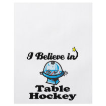 i believe in table hockey personalised flyer
