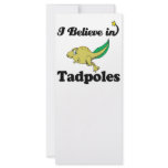 i believe in tadpoles rack cards