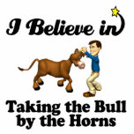 i believe in taking  bull by horns photo sculptures