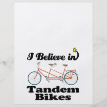 i believe in tandem bikes full color flyer