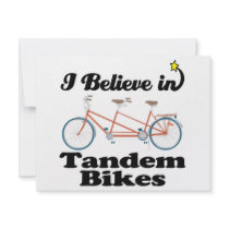 i believe in tandem bikes invites