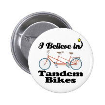 i believe in tandem bikes pins