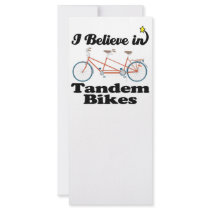 i believe in tandem bikes custom rack cards
