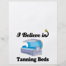 i believe in tanning beds flyer