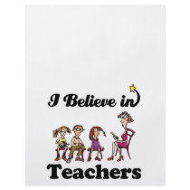 i believe in teachers full color flyer