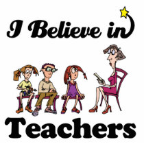 i believe in teachers photo sculpture