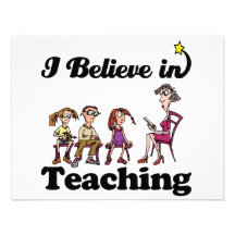 i believe in teaching invites