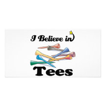 i believe in tees picture card