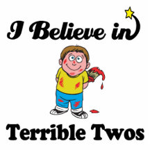 i believe in terrible twos cut outs