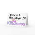 I Believe In The Magic Of Kindness Thank You Card