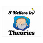 i believe in theories postcards