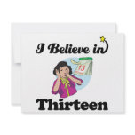 i believe in thirteen invitations