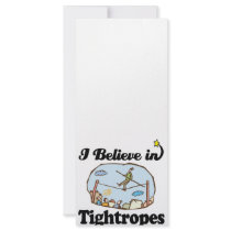 i believe in tightropes personalized rack card