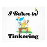 i believe in tinkering personalized invitation