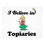 i believe in topiaries custom announcement
