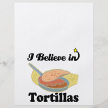 i believe in tortillas custom flyer