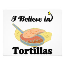 i believe in tortillas personalized announcement