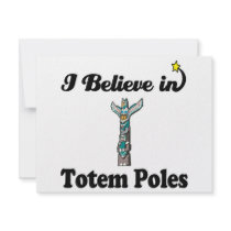 i believe in totem poles personalised announcements