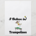 i believe in trampolines full color flyer