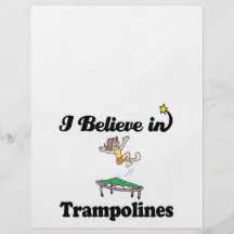 i believe in trampolines full color flyer