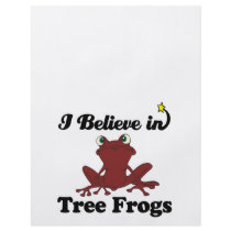 i believe in tree frogs personalised flyer