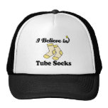 i believe in tube socks trucker hats